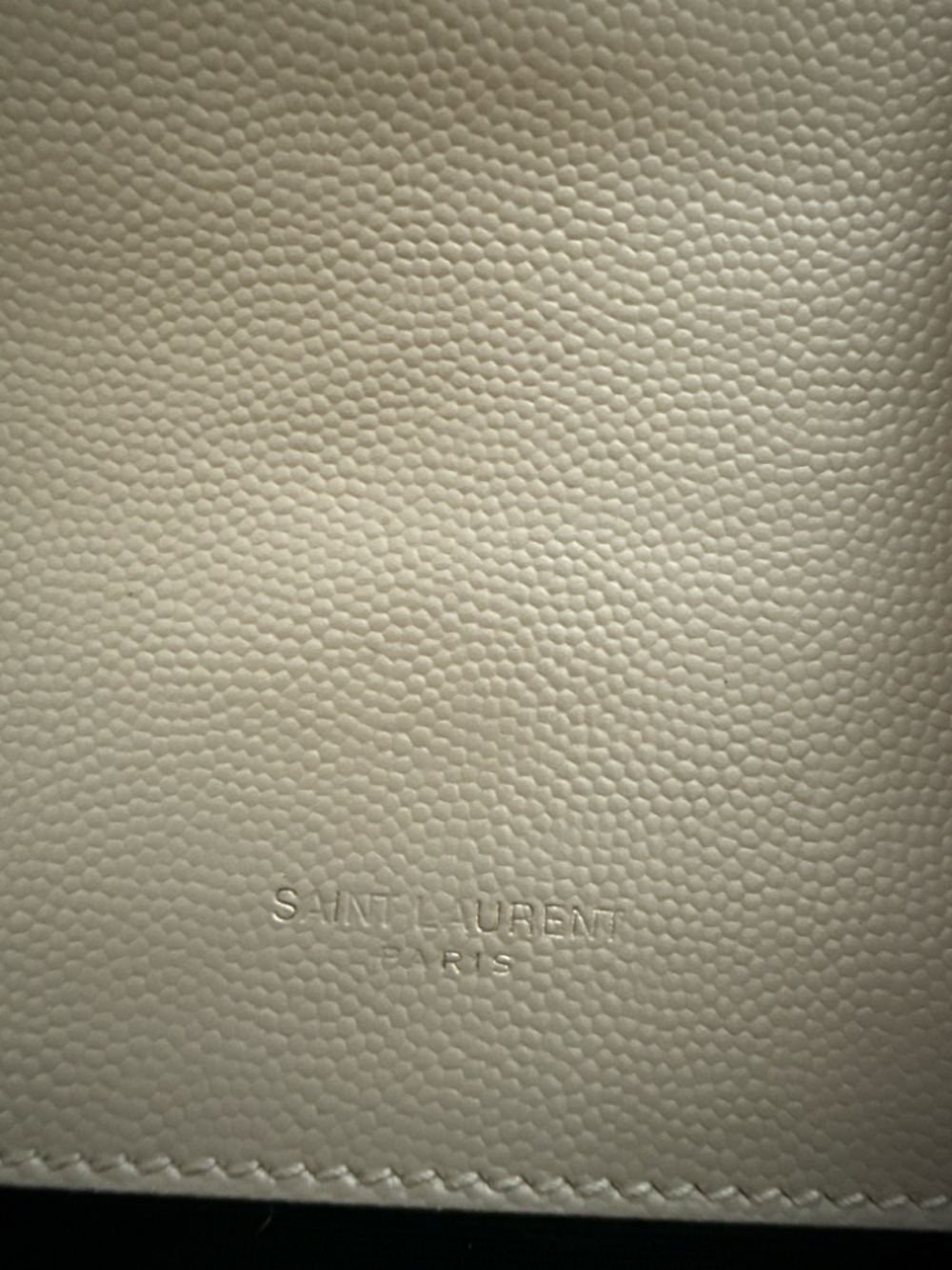 Saint Laurent Taupe Beige Leather Chain Shoulder Bag with Gold Hardware - Picture 3 of 9